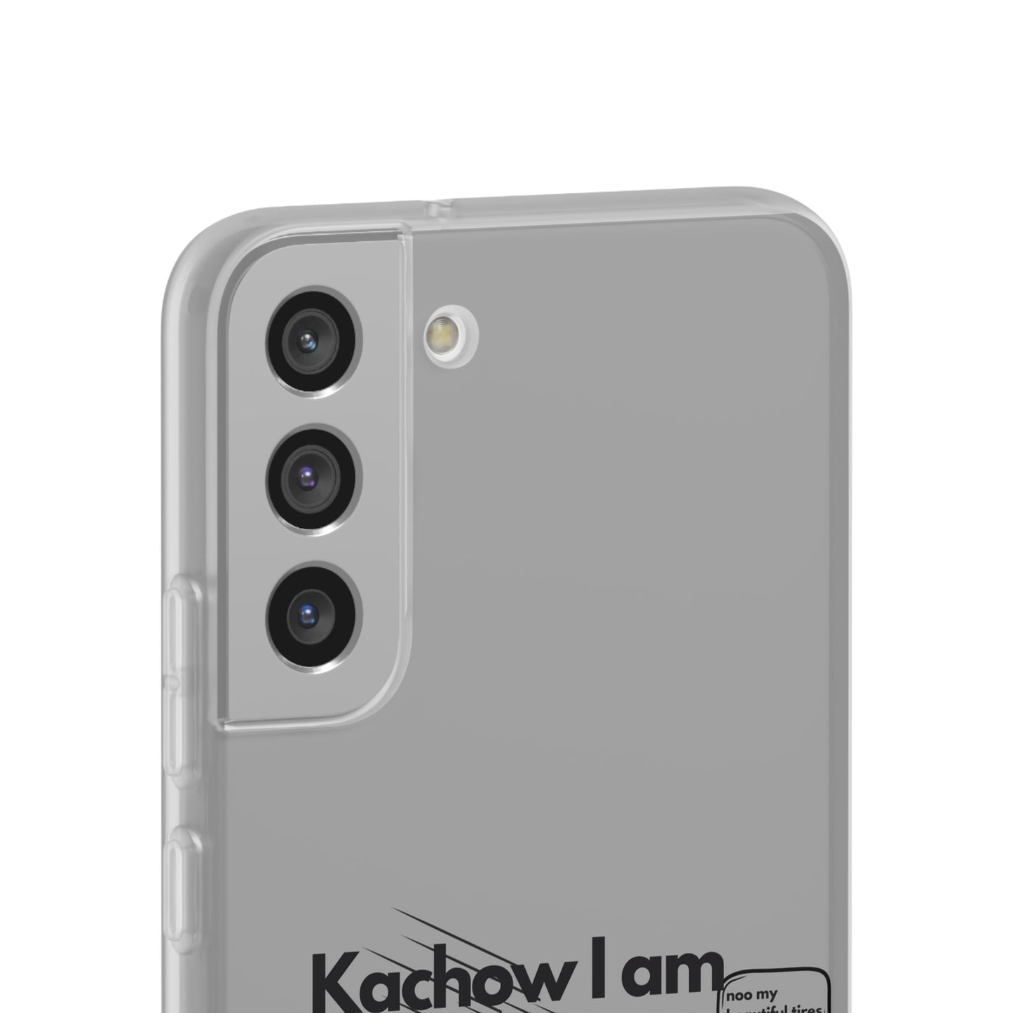 "Kachow into a tree" High Quality Phone Case