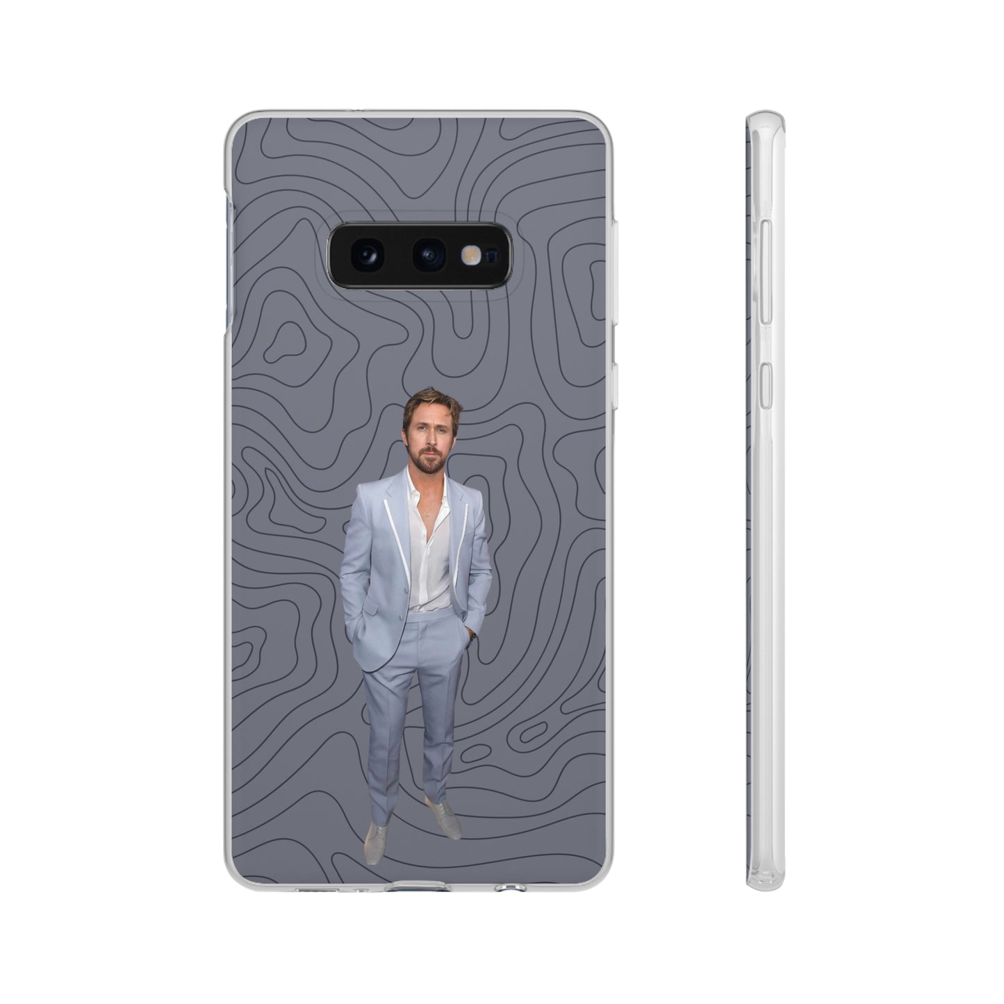 "Ryan Gosling blue" High Quality Phone Case