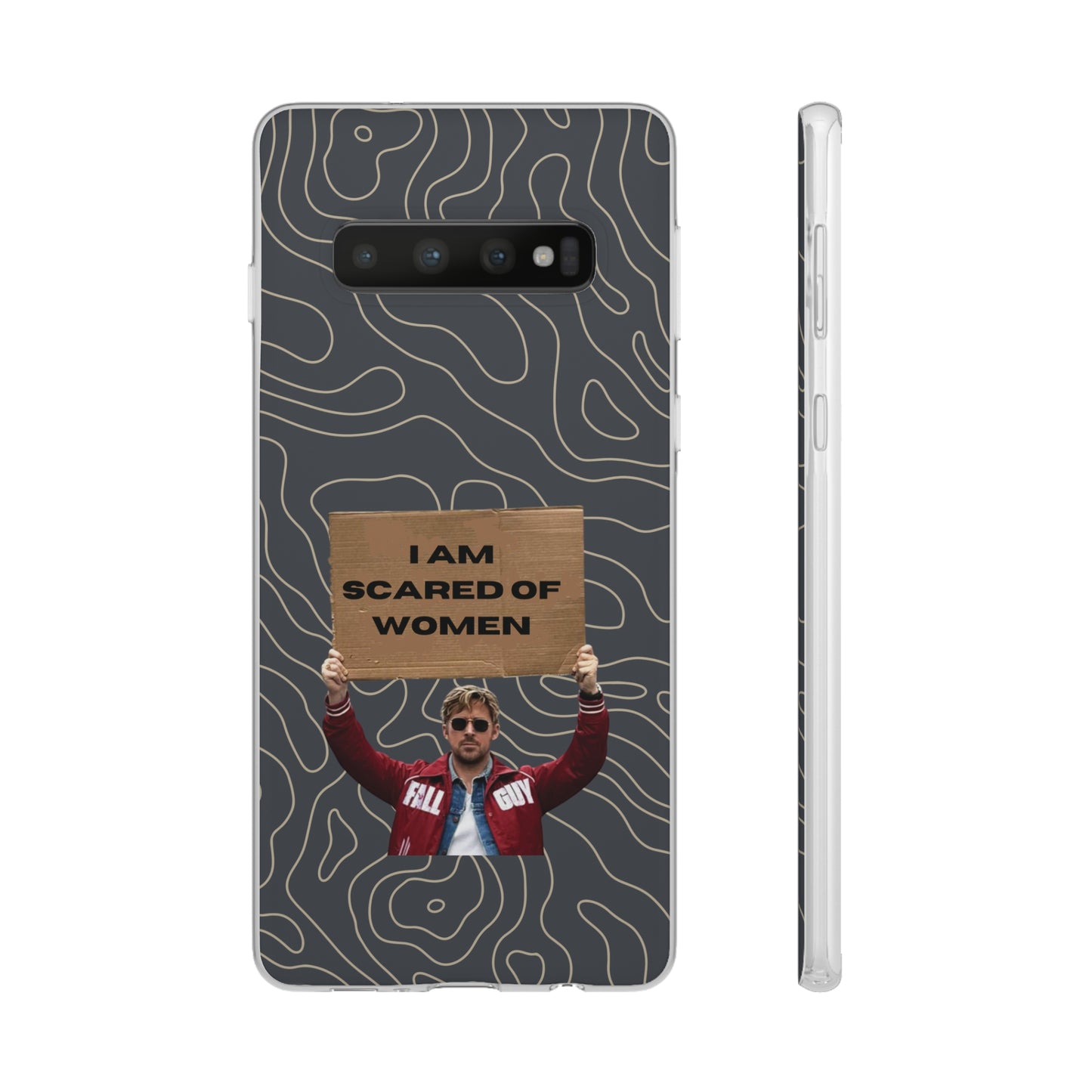 "I am scared of women" High Quality Phone Case