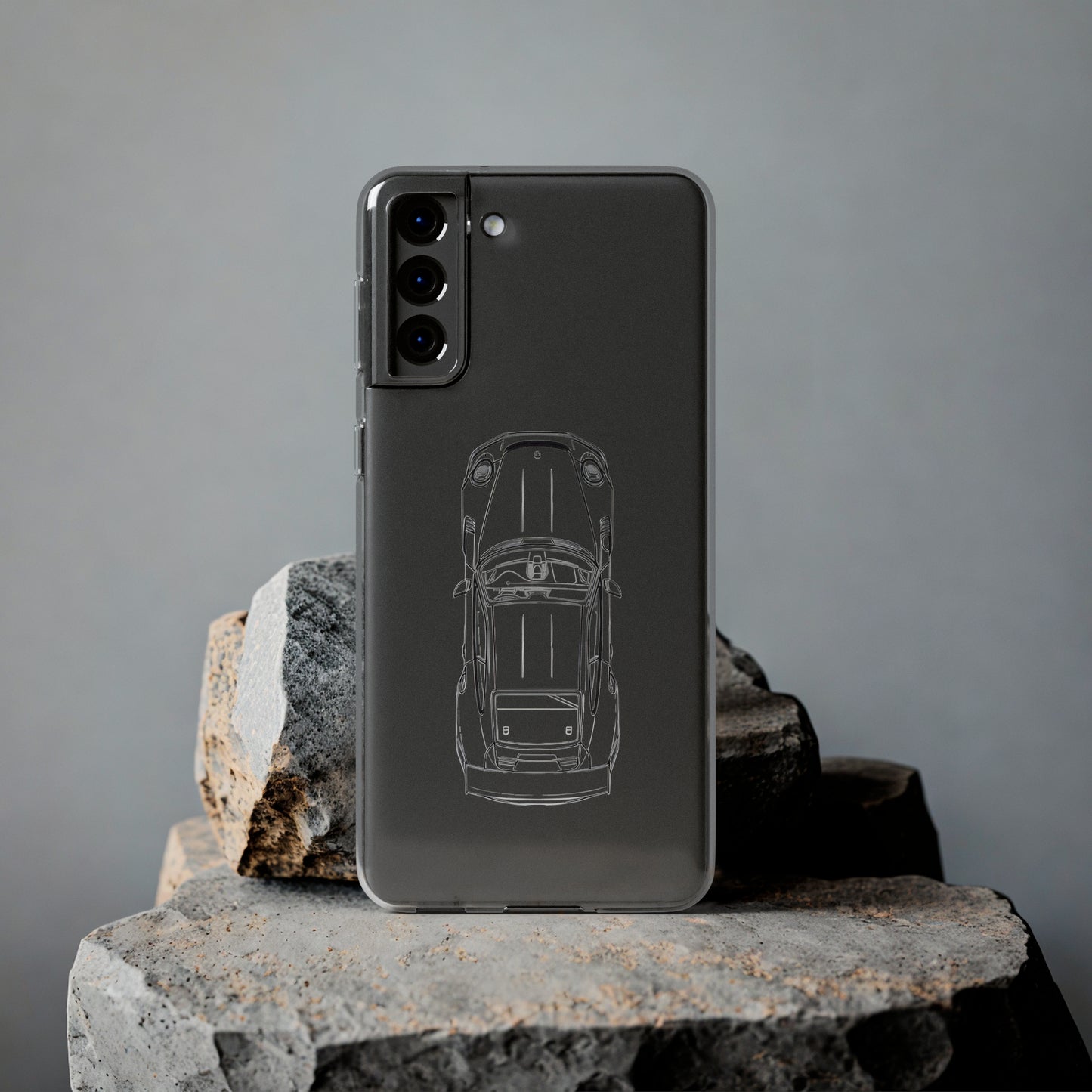 "Car Blueprint" High Quality Phone Case