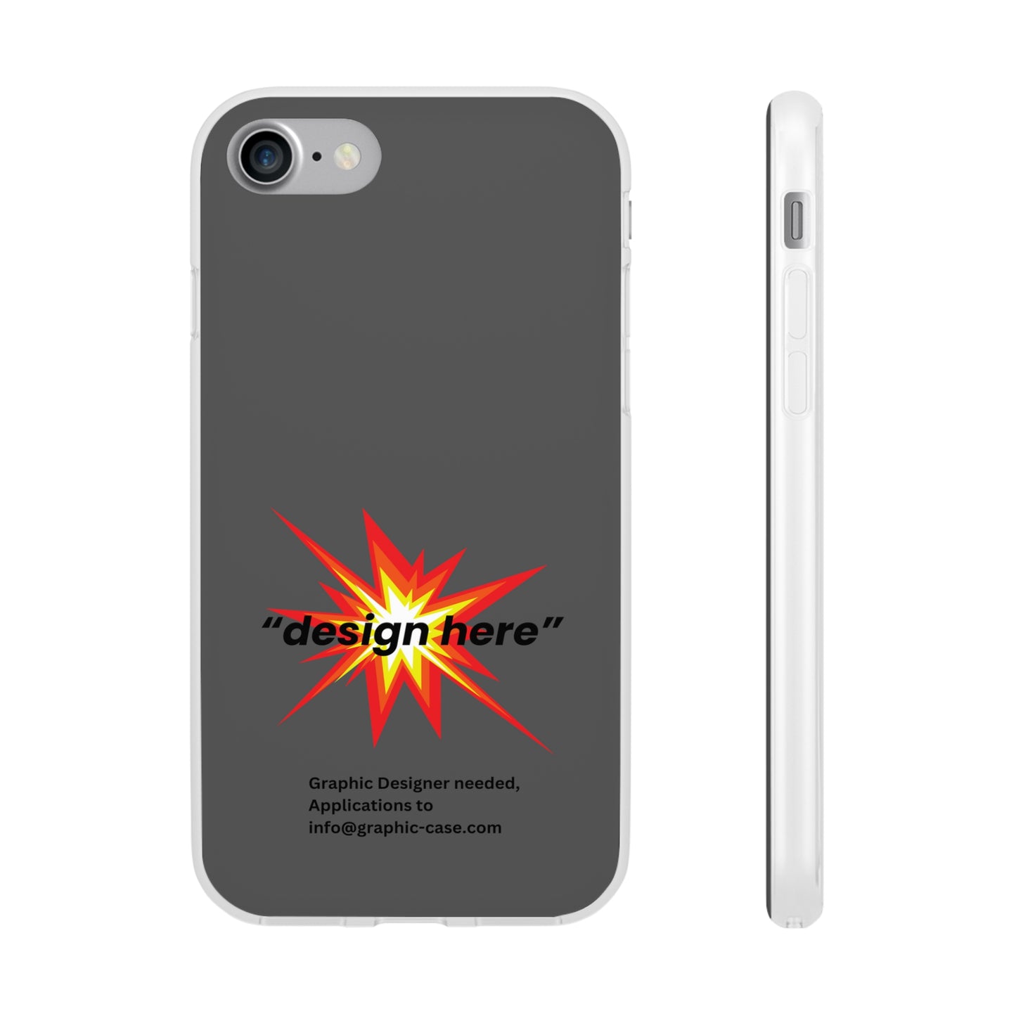 "Design here" High Quality Phone Case