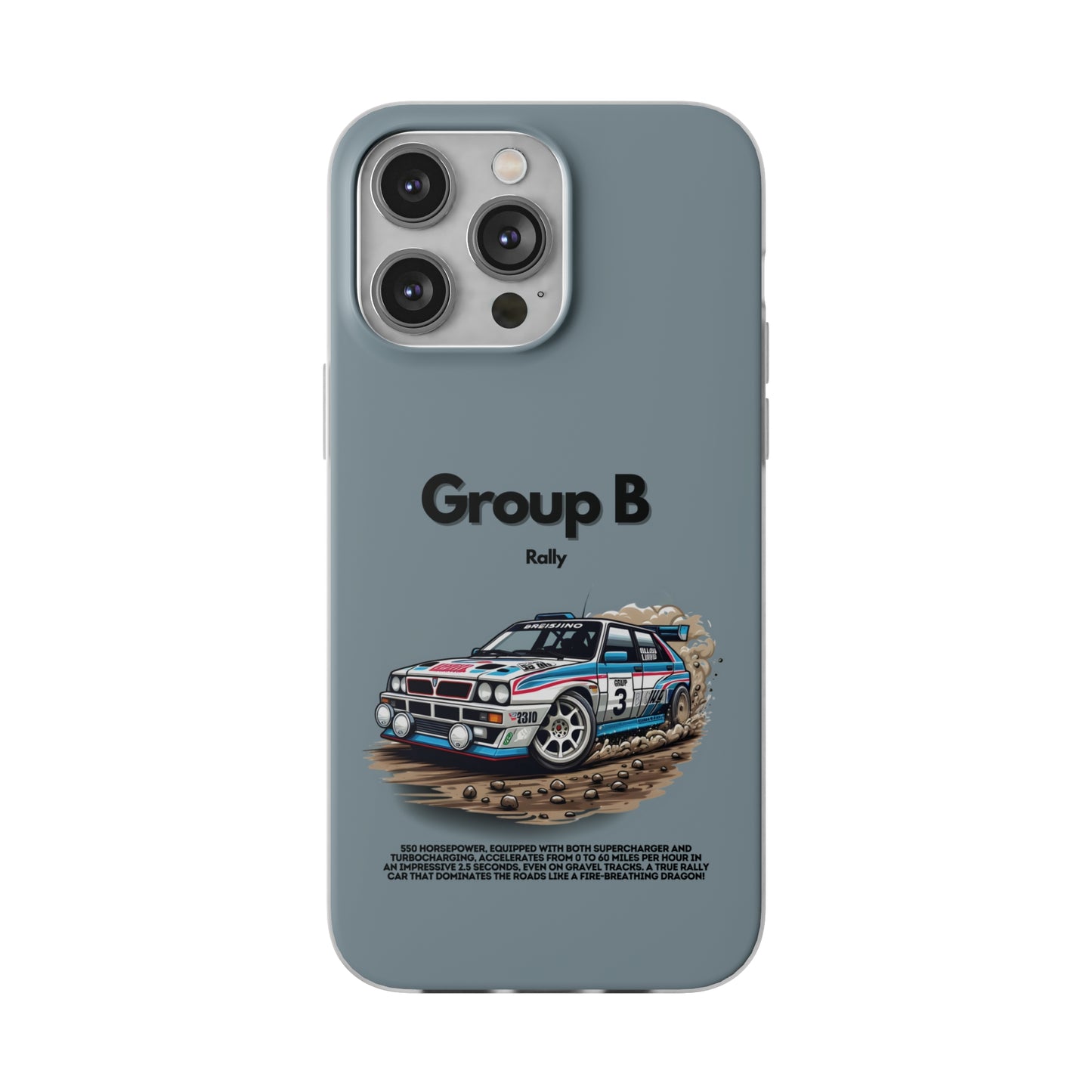 "Group B Rally Delta S4" High Quality Phone Case