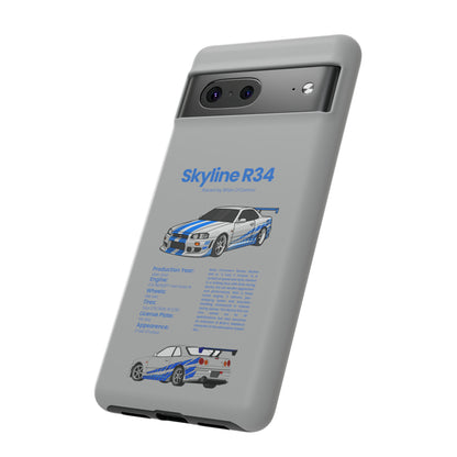 "Skyline R34" Premium Quality Phone Case