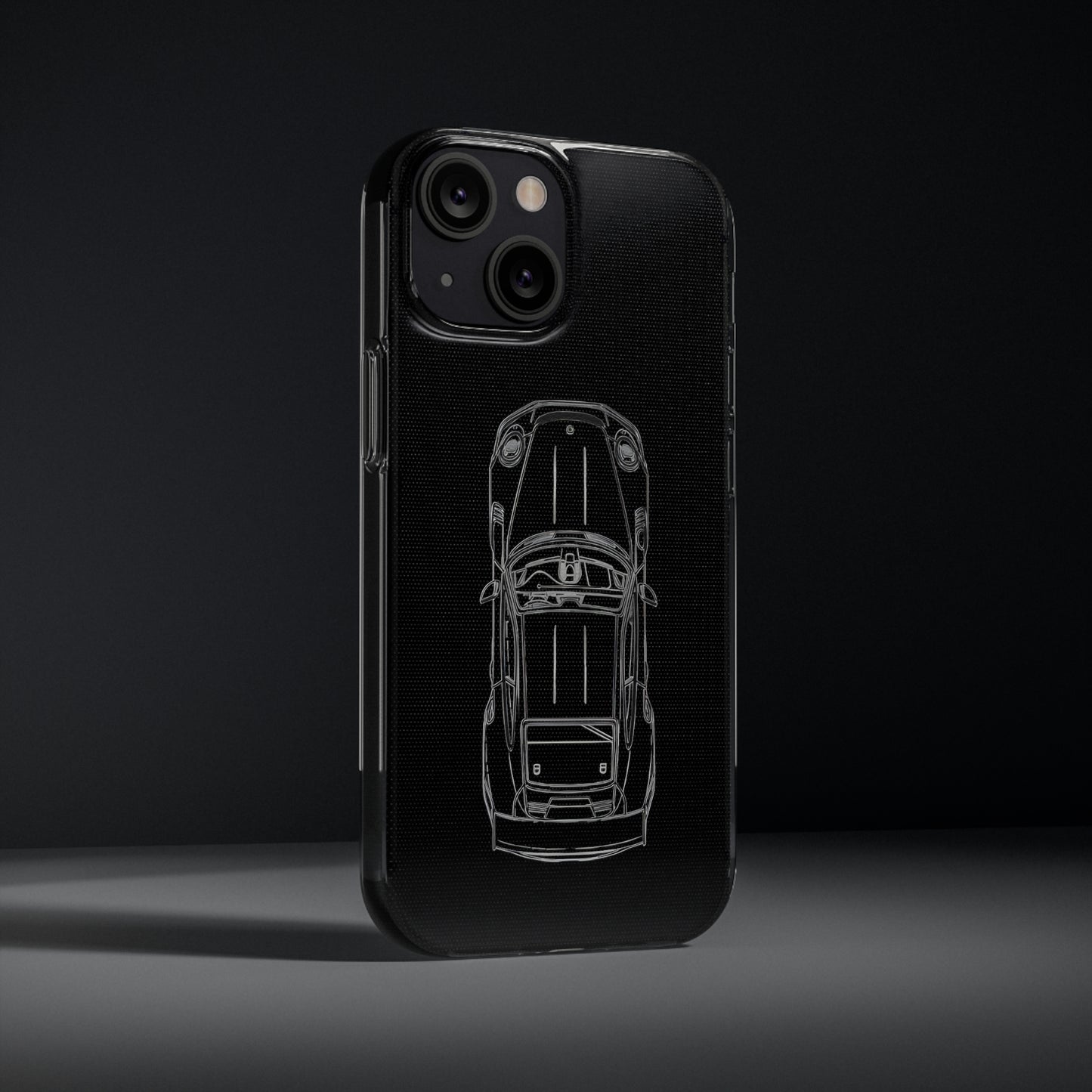 "Car Blueprint" High Quality Phone Case