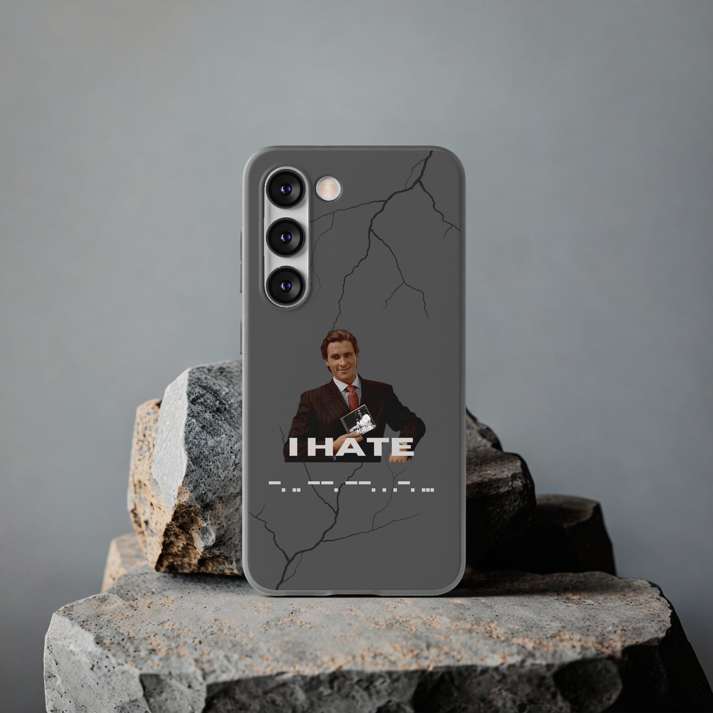 "I hate -. .. --. --. . .-. ... " High Quality Phone Case