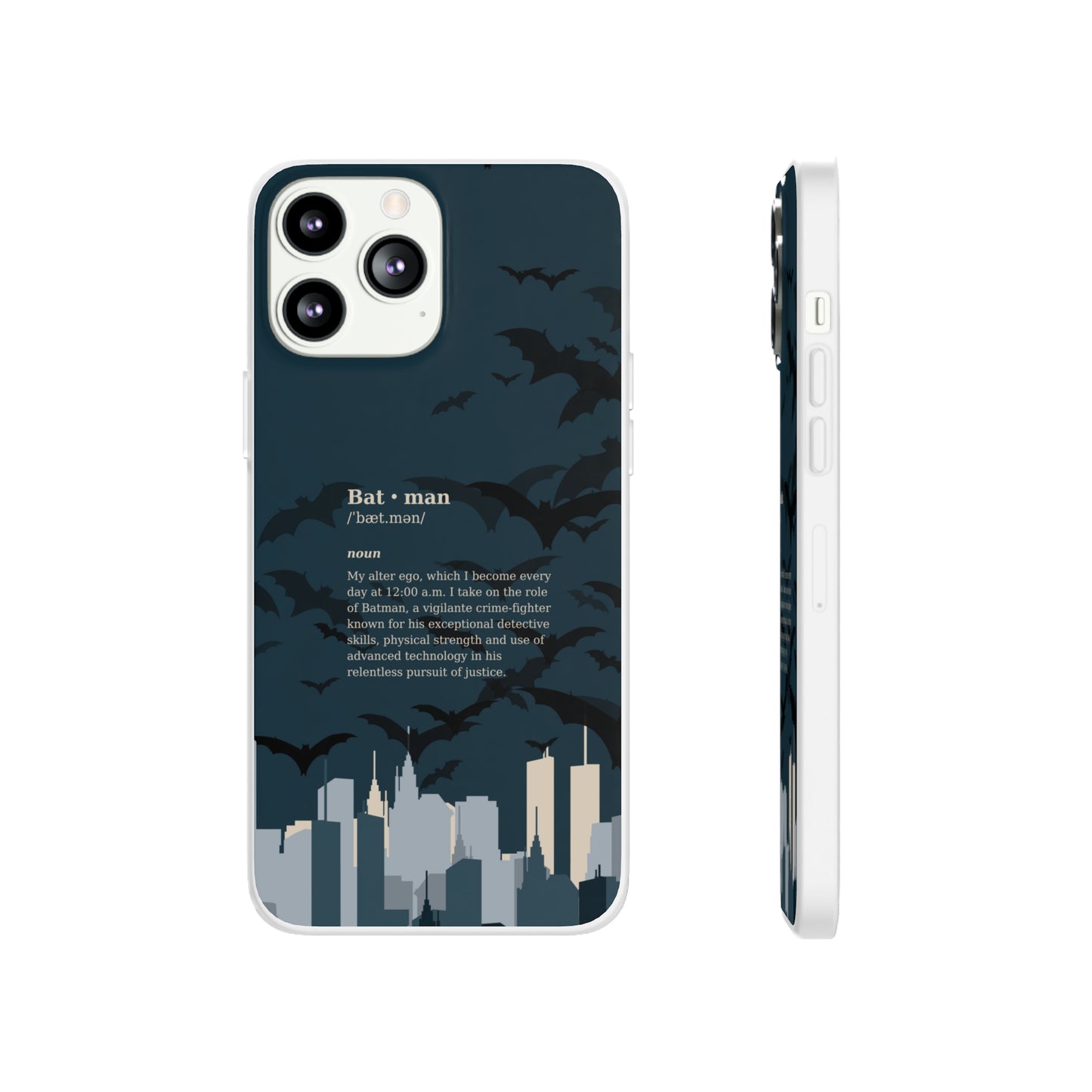 "Batman Definition" High Quality Phone Case