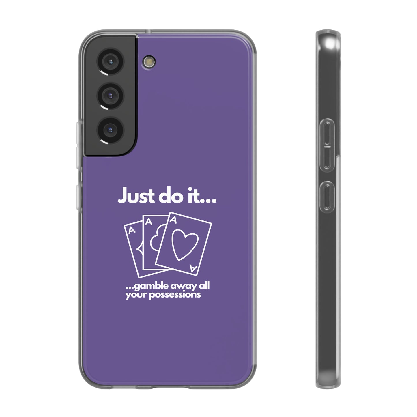 "Just do it... gamble" High Quality Phone Case