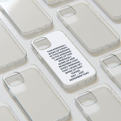 "THIS MORNING" High Quality Phone Case