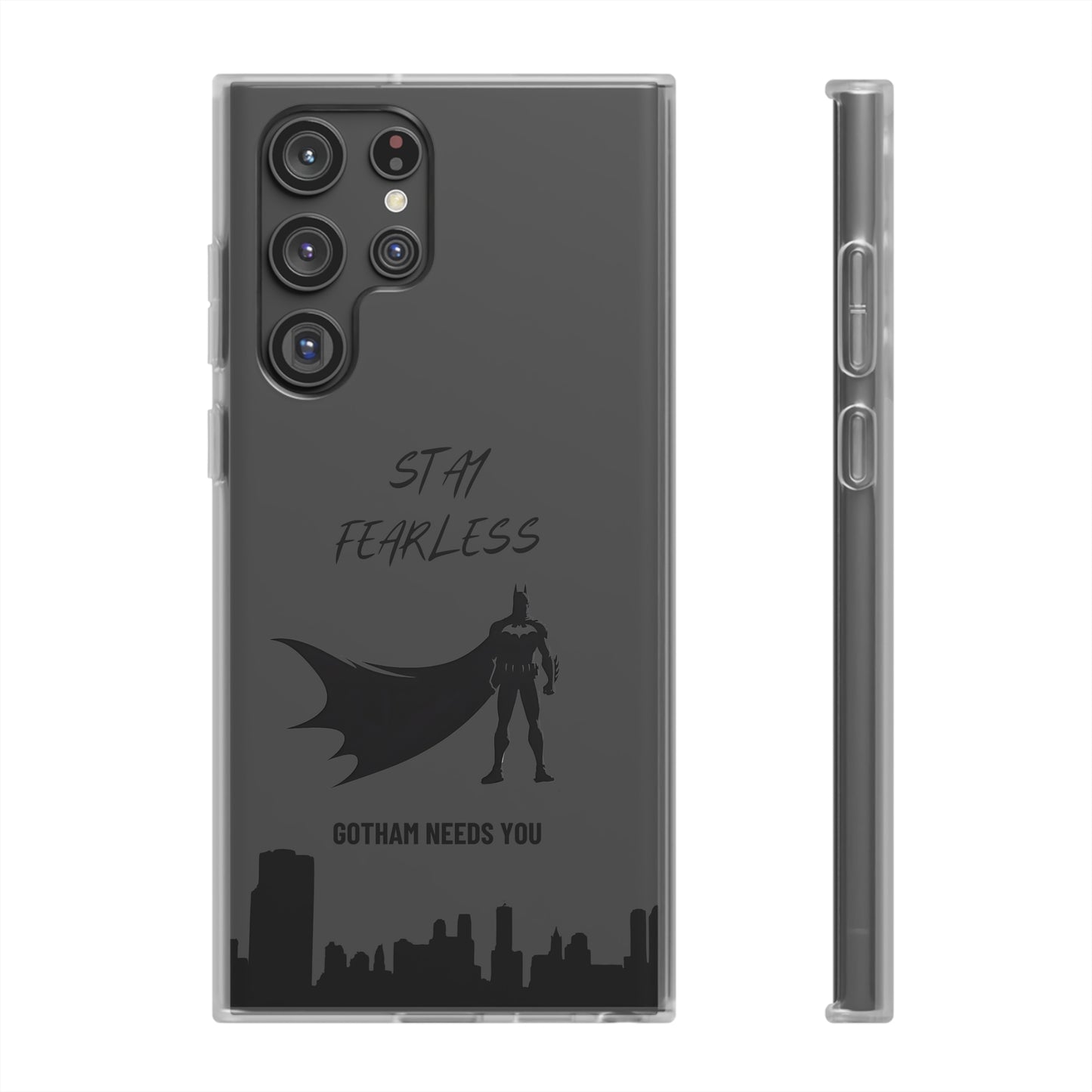 "Stay fearless, Gotham needs you" High Quality Phone Case