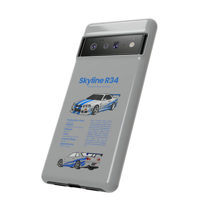 "Skyline R34" Premium Quality Phone Case