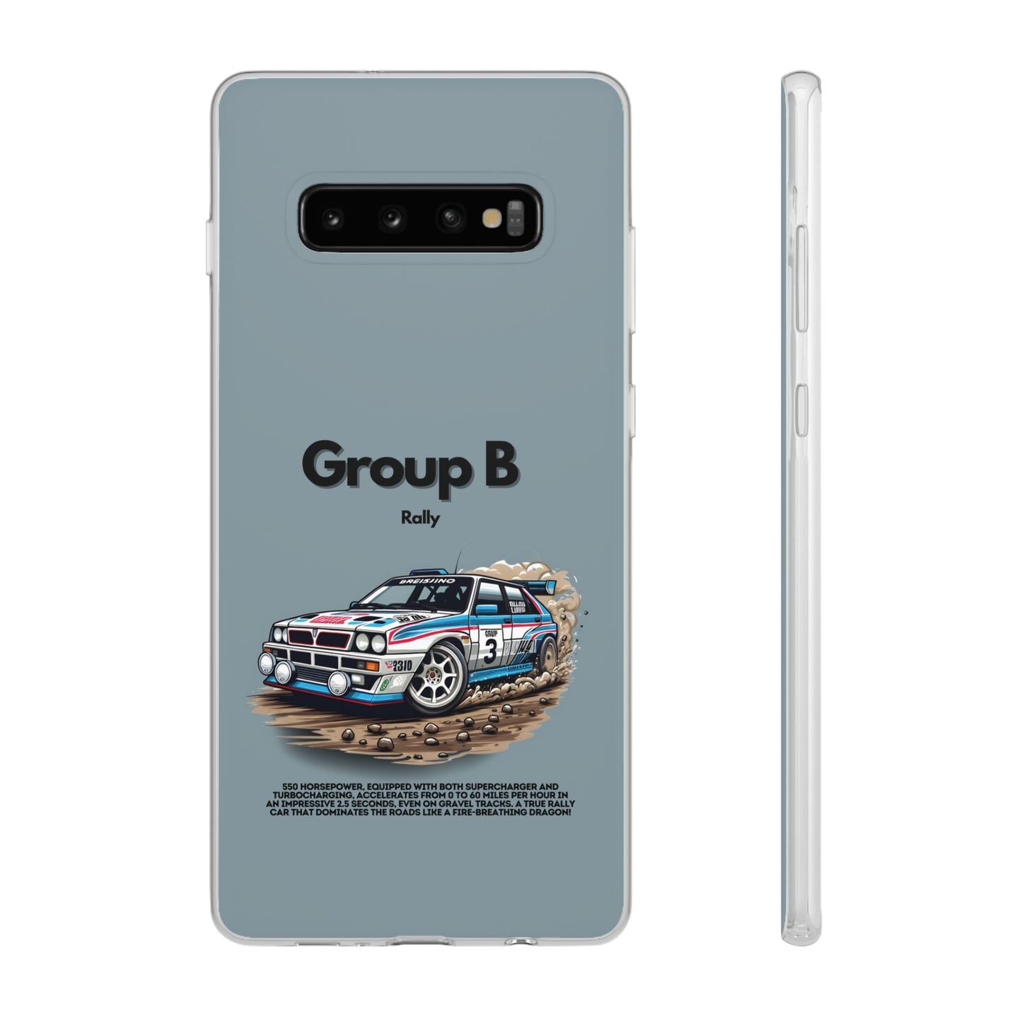 "Group B Rally Delta S4" High Quality Phone Case