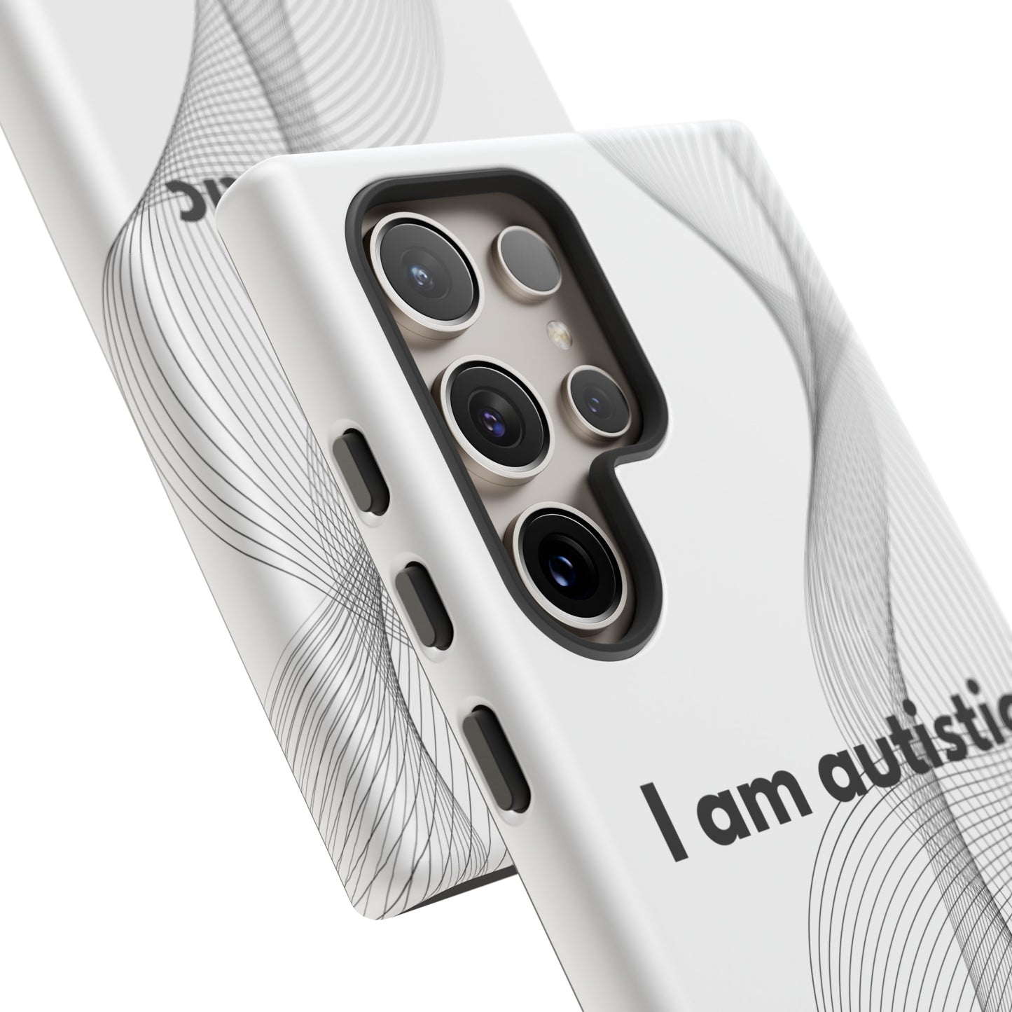 "I am autistic" Premium Quality Phone Case