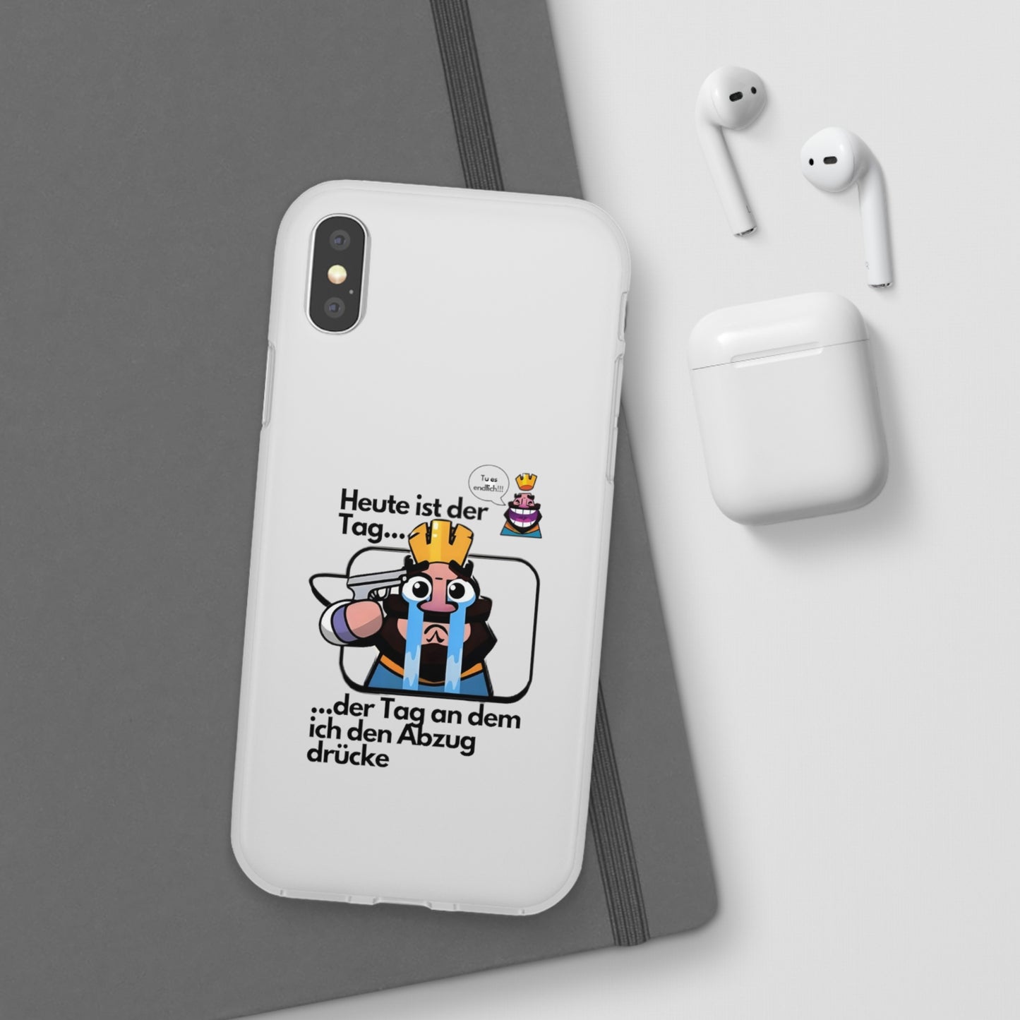 "Heute ist der Tag ... der Tag an dem ich den Abzug drücke" High Quality Phone Case