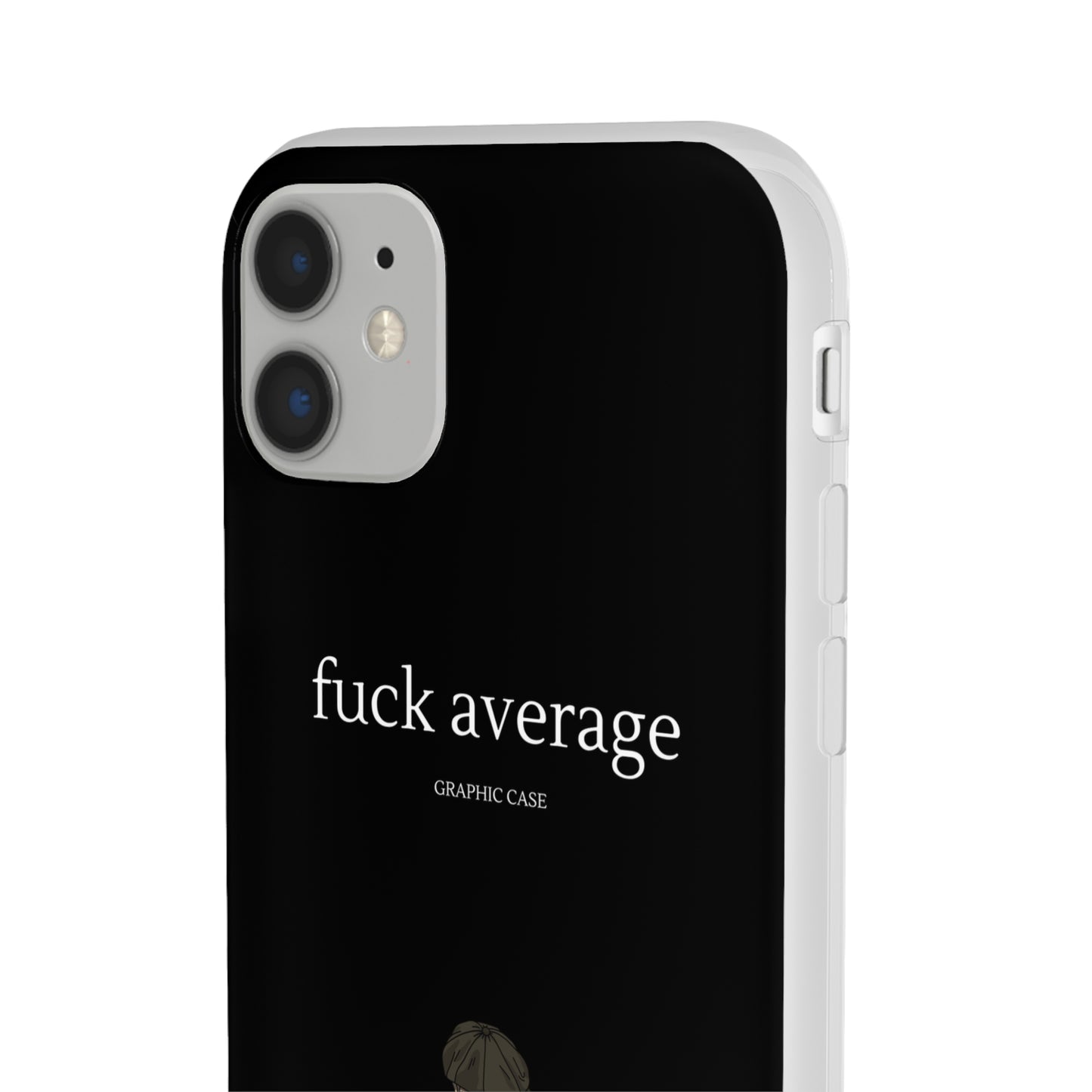 "fuck average" High Quality Phone Case