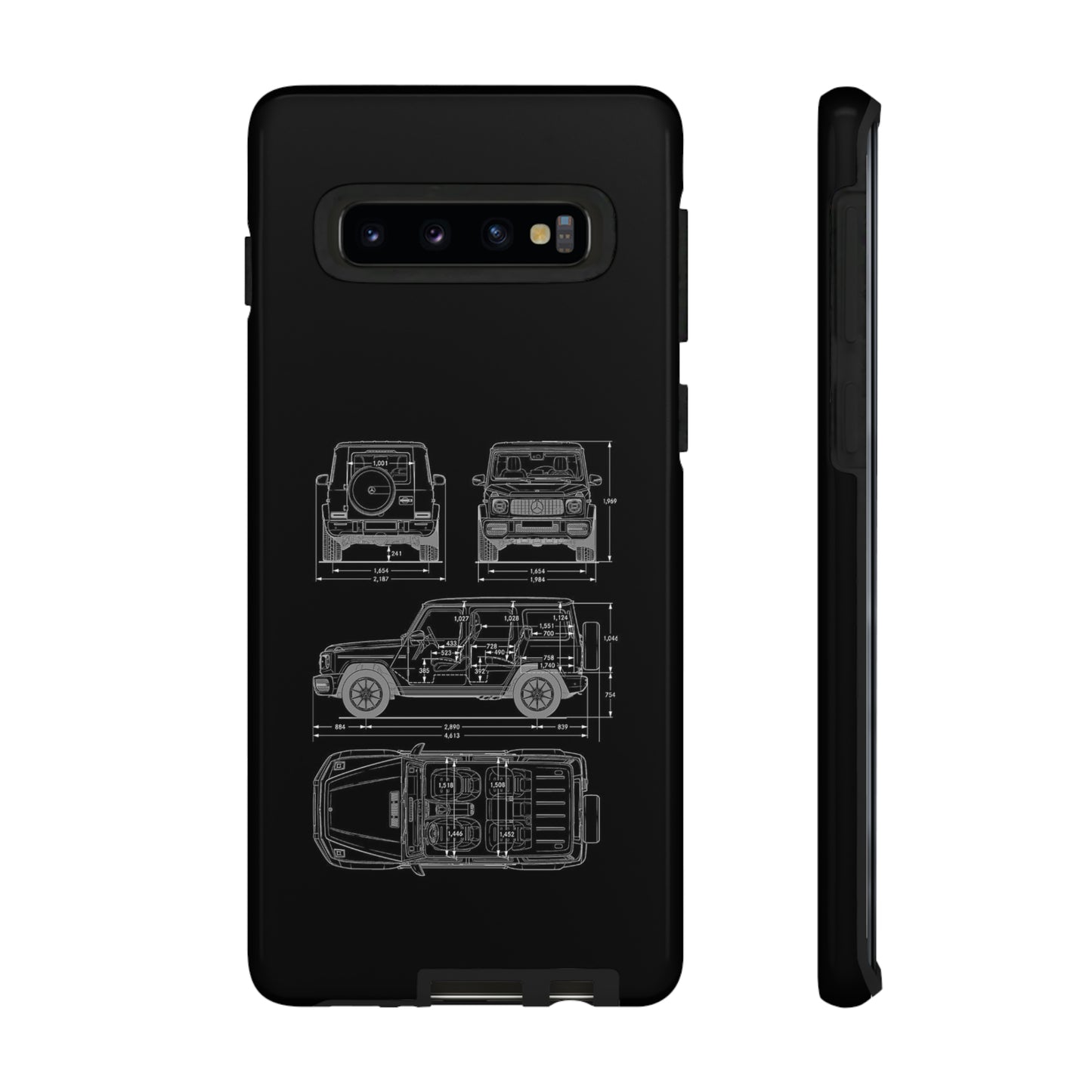 "Wagon Blueprint" Premium Quality Phone Case