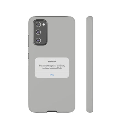 "Attention Notification" Premium Quality Phone Case