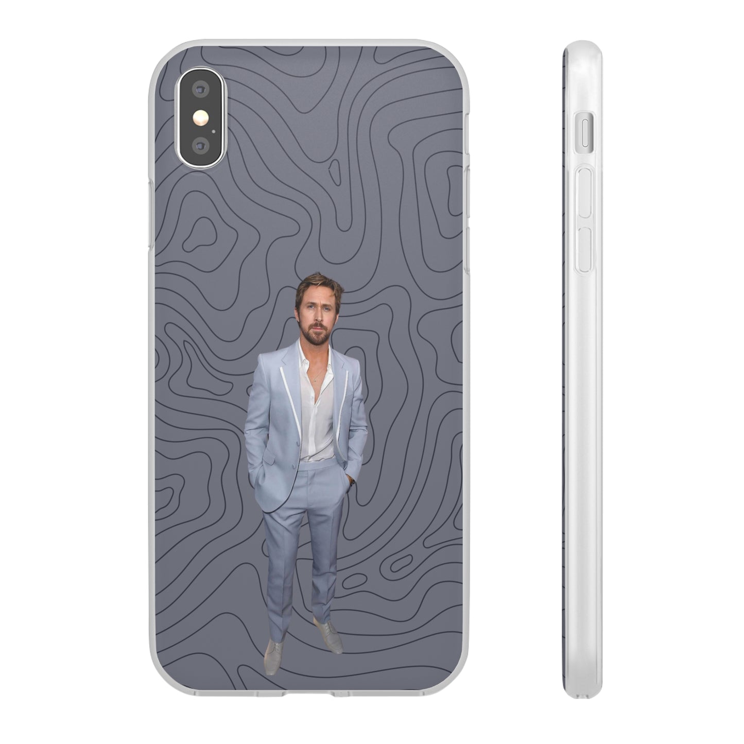 "Ryan Gosling blue" High Quality Phone Case