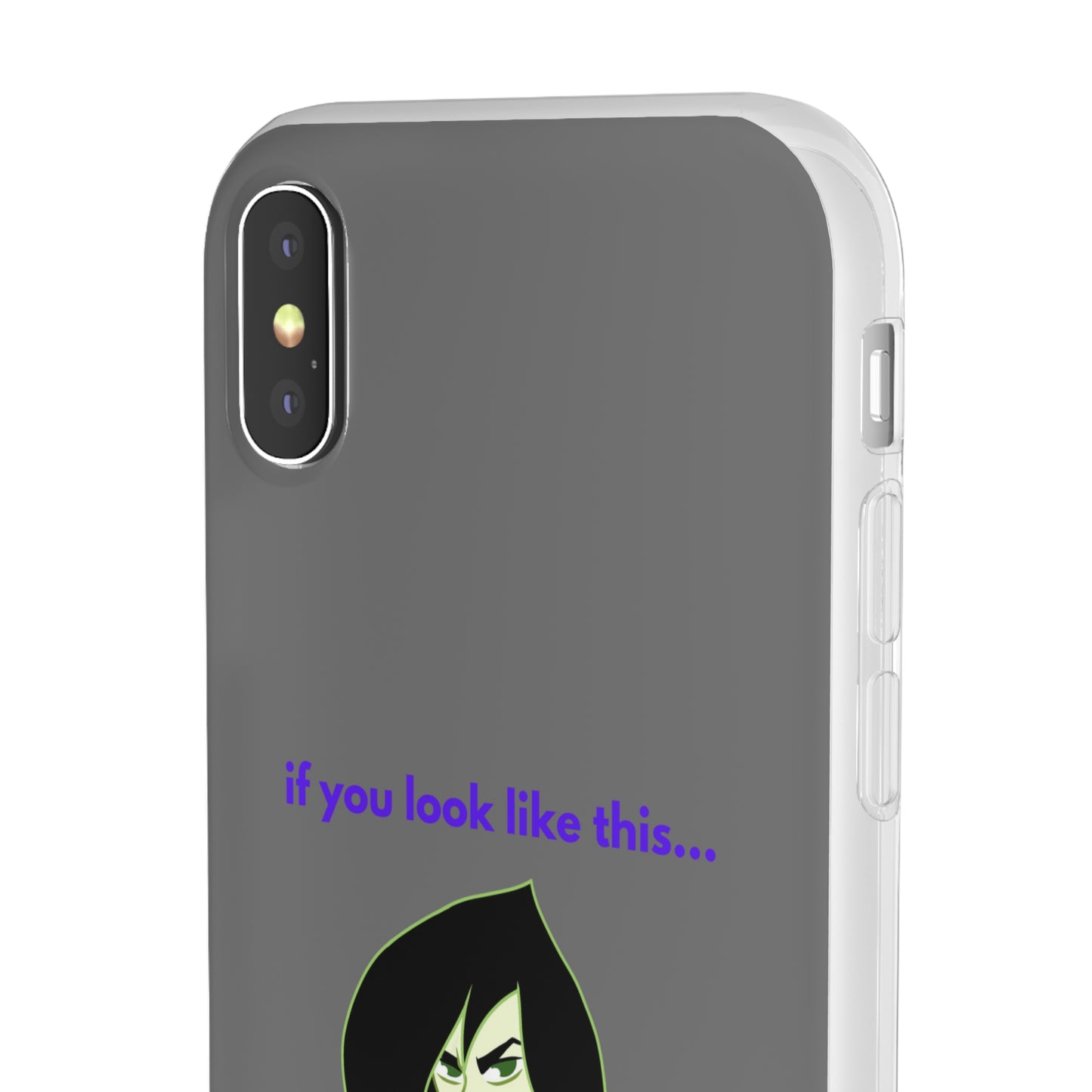 "If you look like this..." High Quality Phone Case