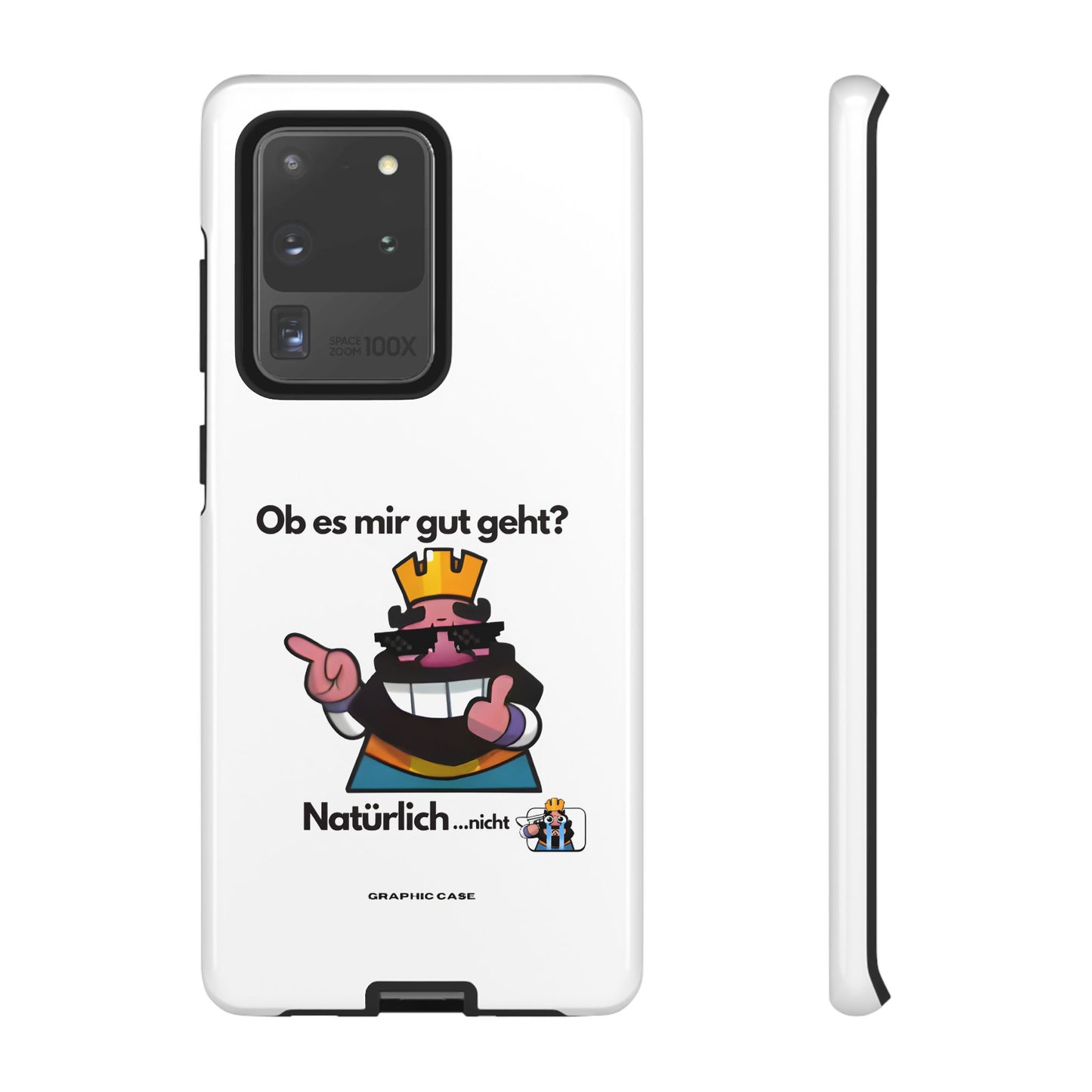 "Ob es mir gut geht?" Premium Quality Phone Case