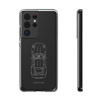 "Car Blueprint" High Quality Phone Case