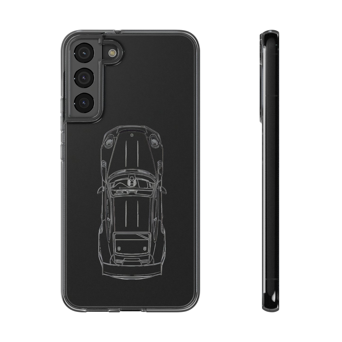 "Car Blueprint" High Quality Phone Case