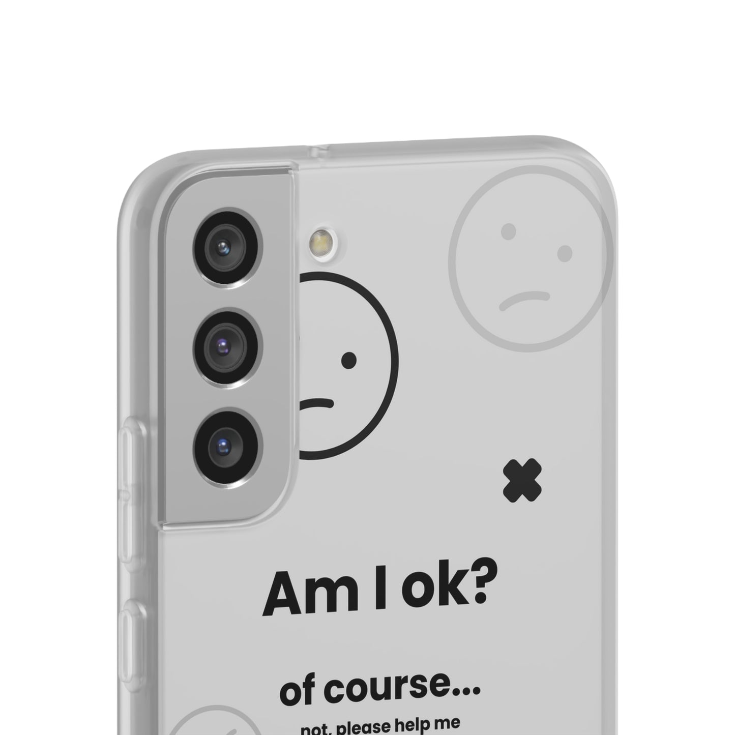 "Am I ok?" High Quality Phone Case