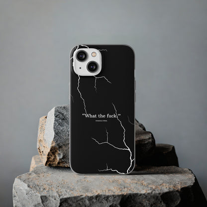 "What the fuck quote" High Quality Phone Case