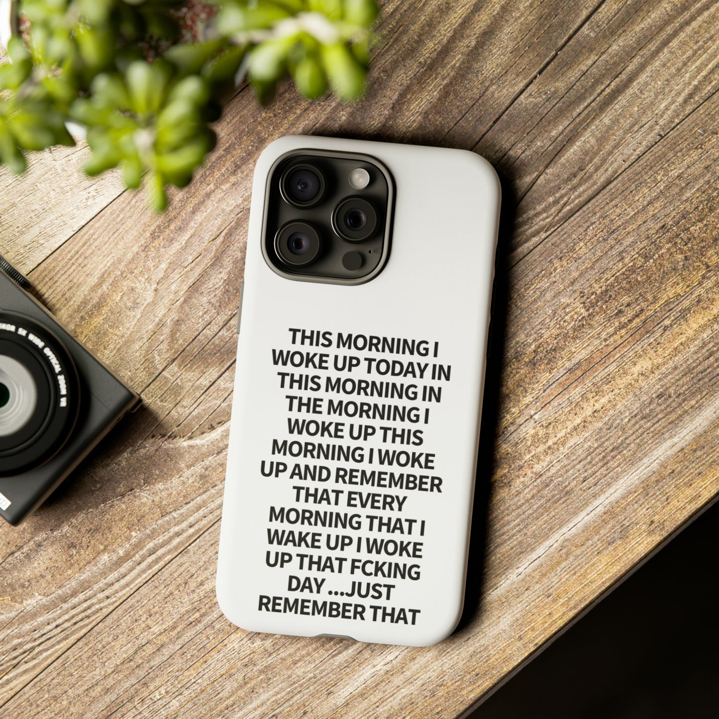 "THIS MORNING" Premium Quality Phone Case