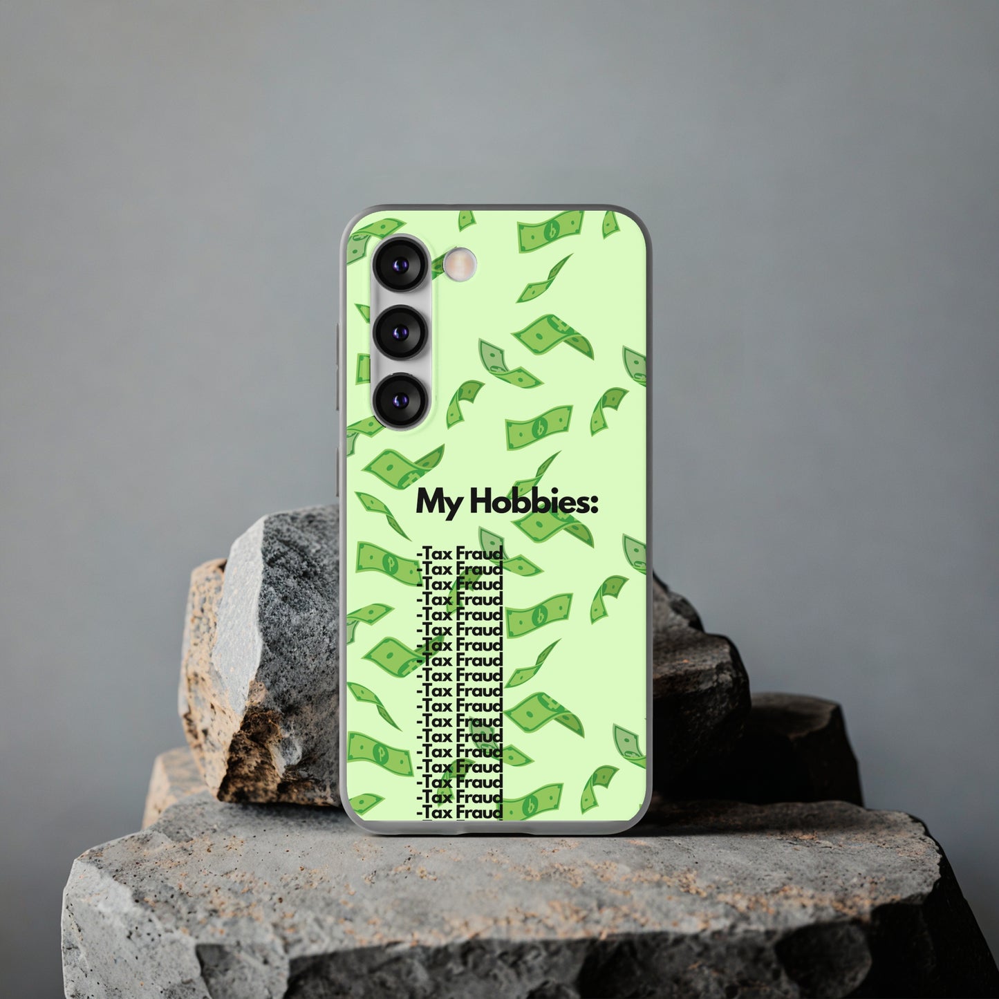 "My hobbies: -Tax Fraud" High Quality Phone Case