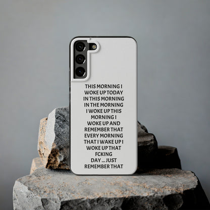 "THIS MORNING" High Quality Phone Case