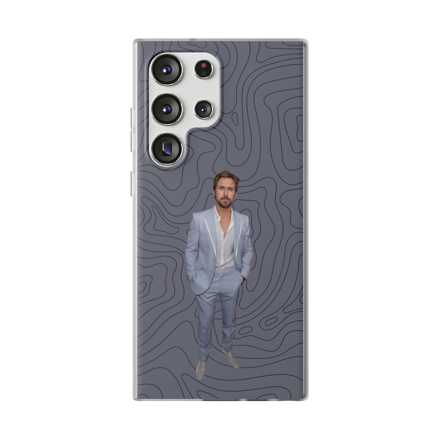 "Ryan Gosling blue" High Quality Phone Case