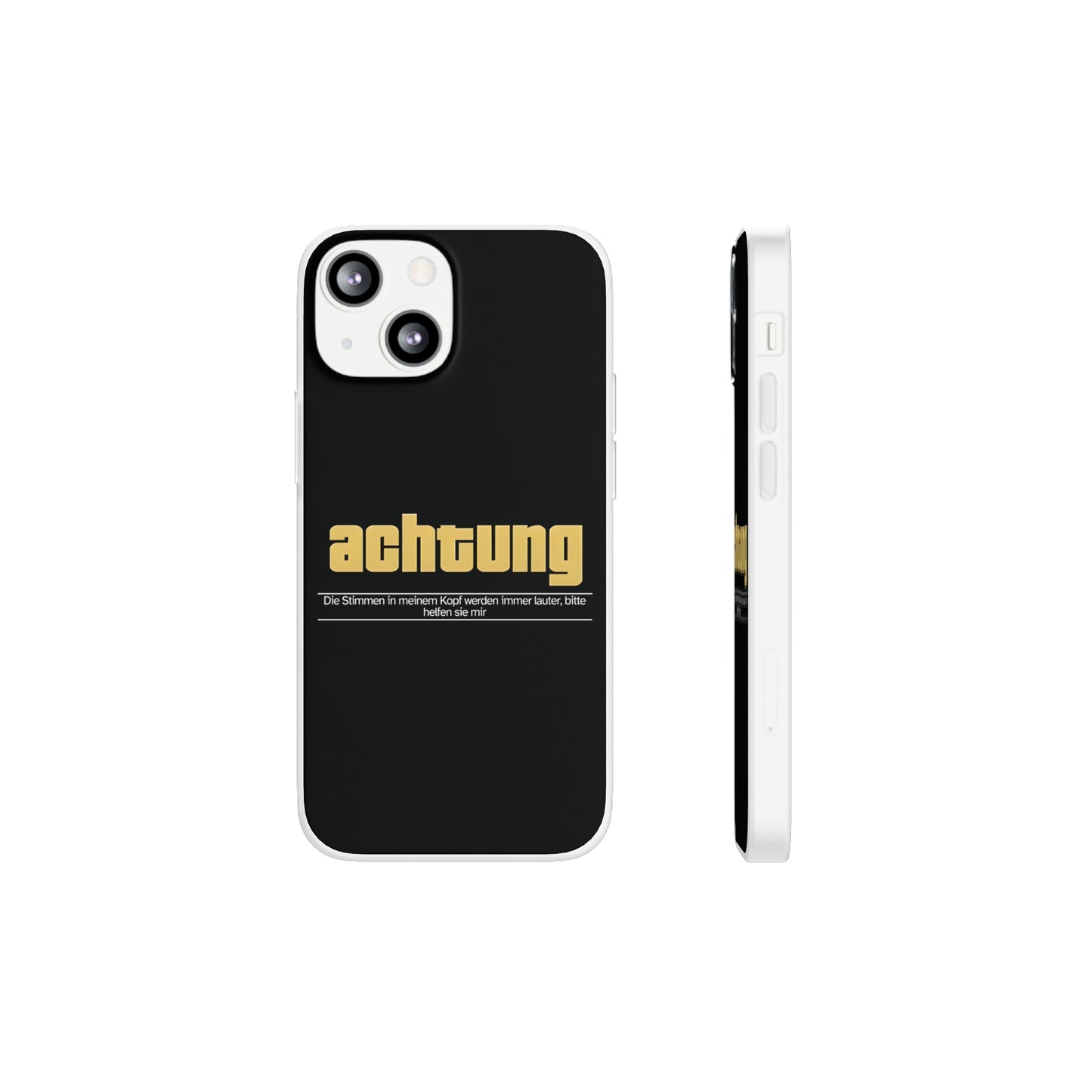 "Achtung (Stimmen)" High Quality Phone Case