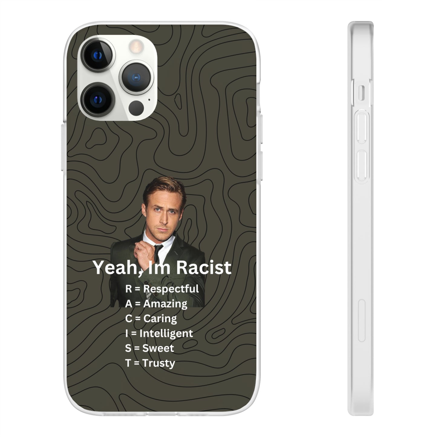 "Yeah, I'm Racist" High Quality Phone Case