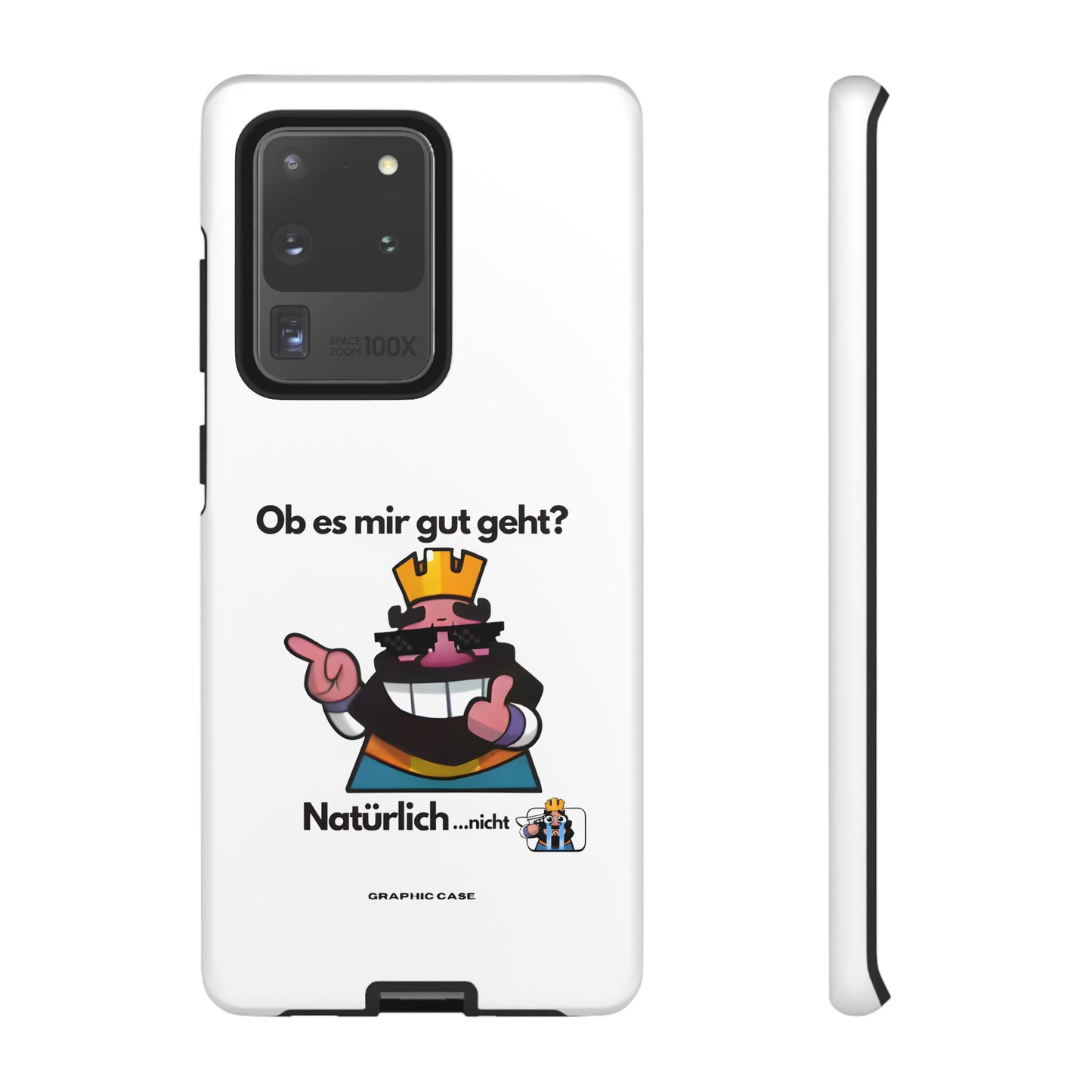 "Ob es mir gut geht?" Premium Quality Phone Case