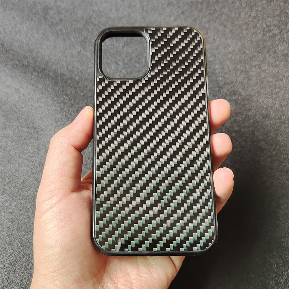 Carbon Fiber Silicone Phone Case