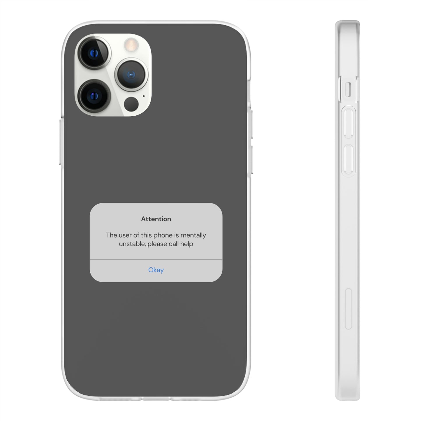 "Attention Notification" High Quality Phone Case