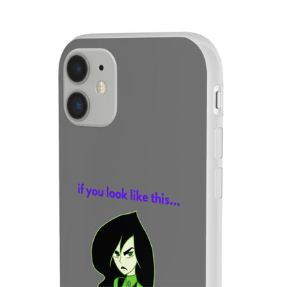 "If you look like this..." High Quality Phone Case