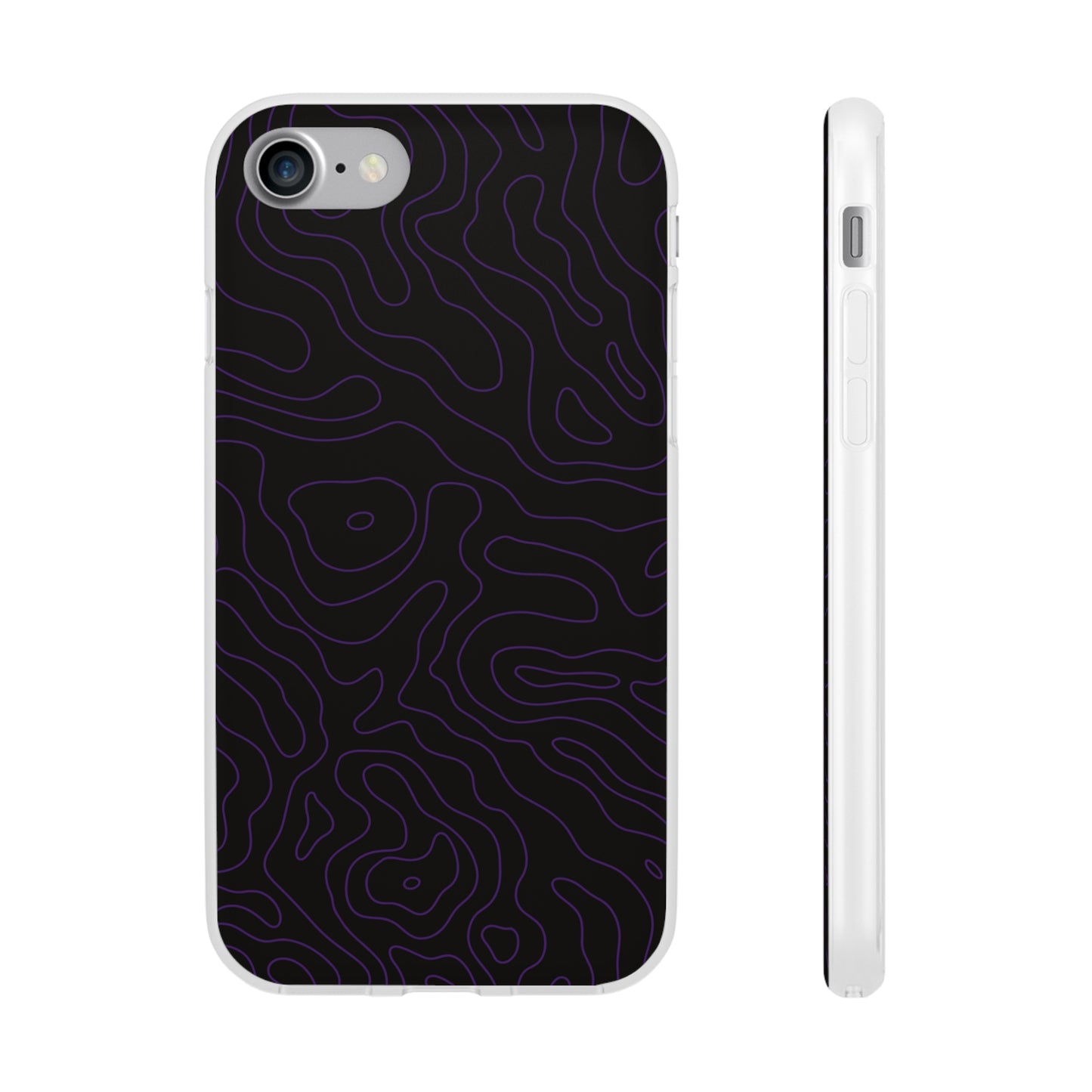 "Purple Topography" High Quality Phone Case