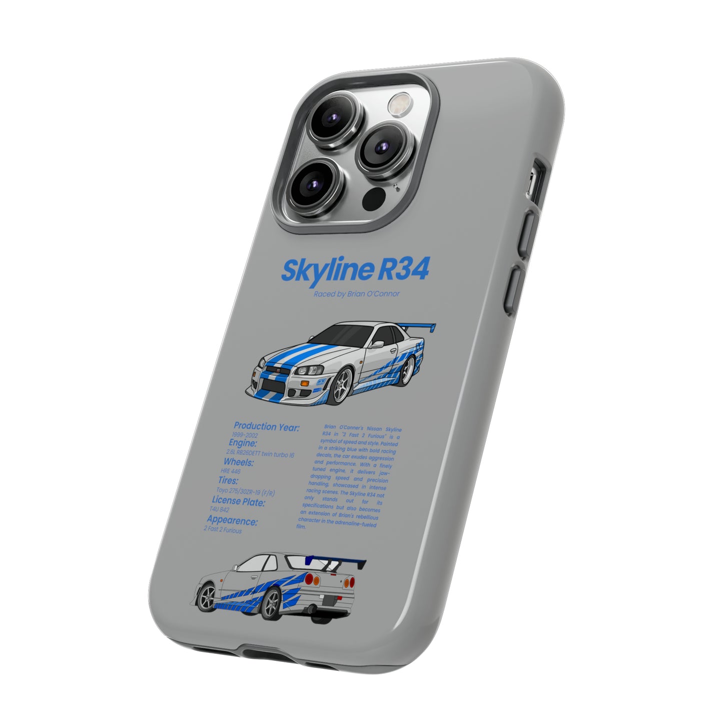 "Skyline R34" Premium Quality Phone Case