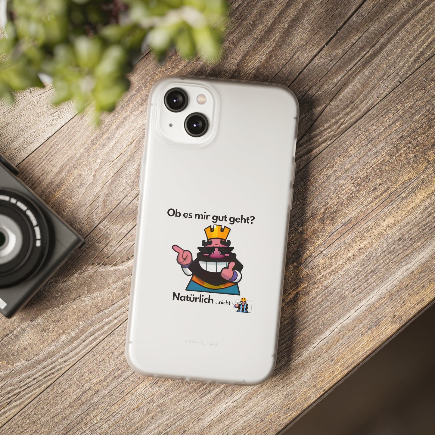 "Ob es mir gut geht? Natürlich... nicht" High Quality Phone Case