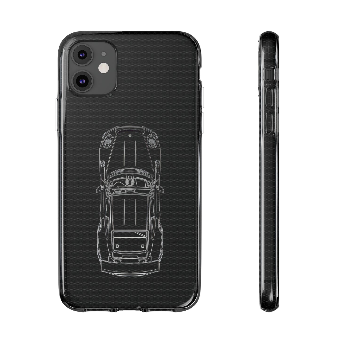 "Car Blueprint" High Quality Phone Case