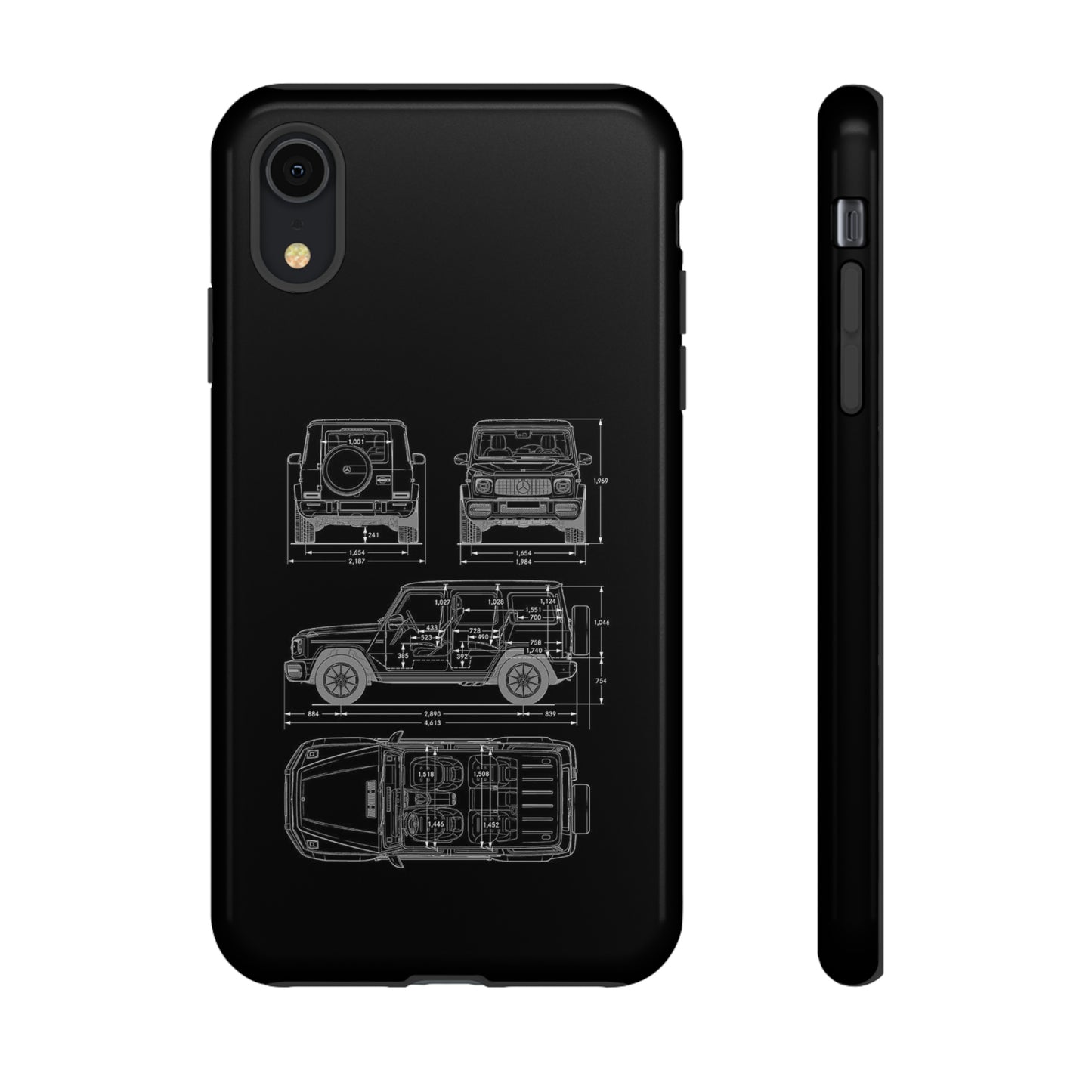 "Wagon Blueprint" Premium Quality Phone Case