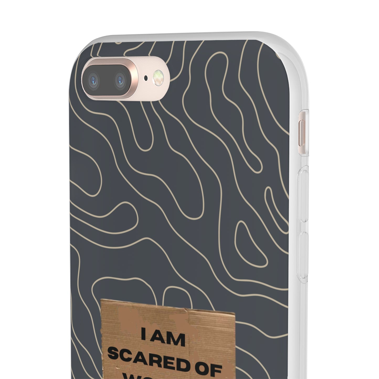 "I am scared of women" High Quality Phone Case