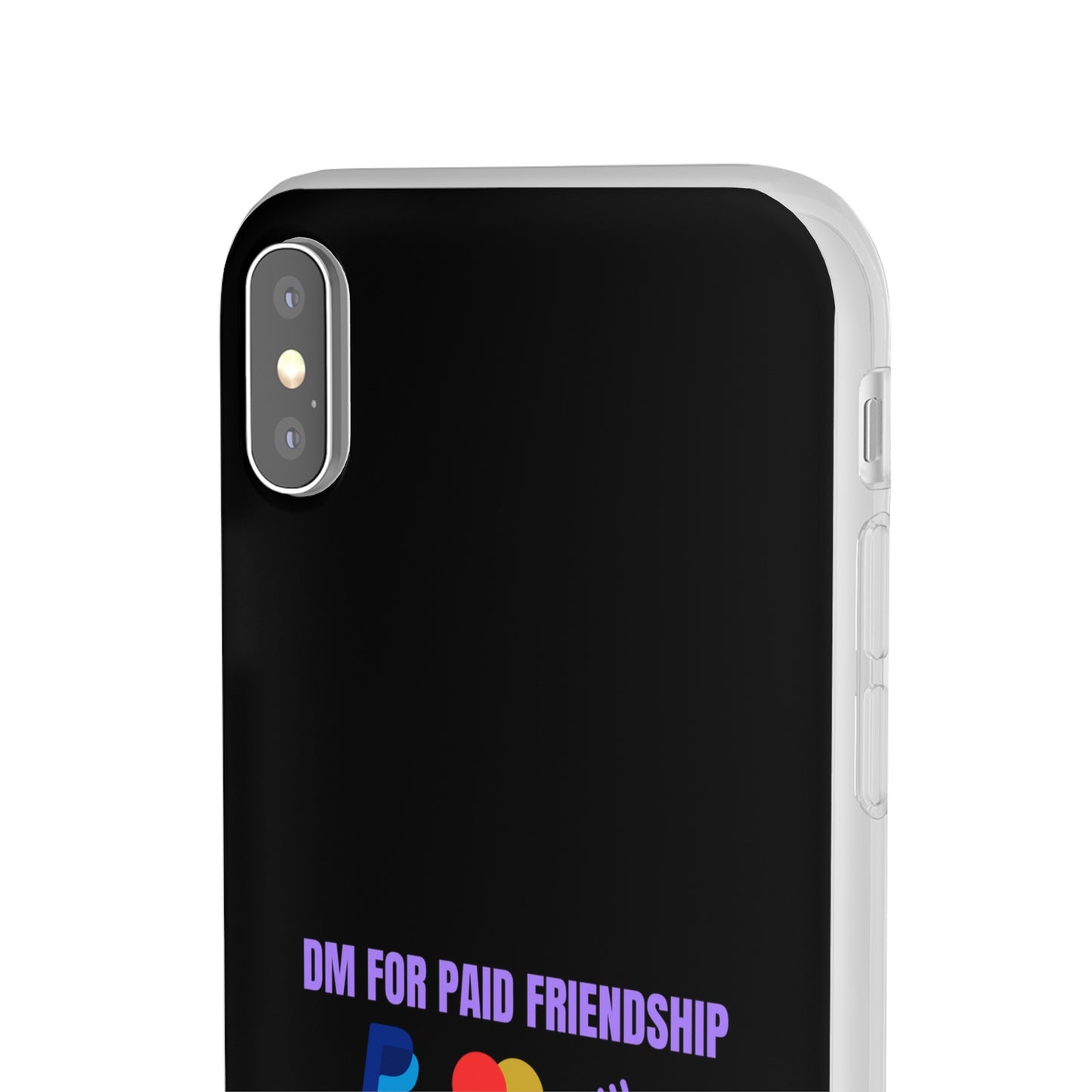 "DM for paid friendship" High Quality Phone Case