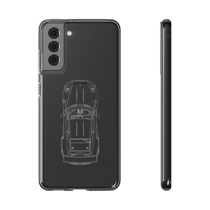 "Car Blueprint" High Quality Phone Case