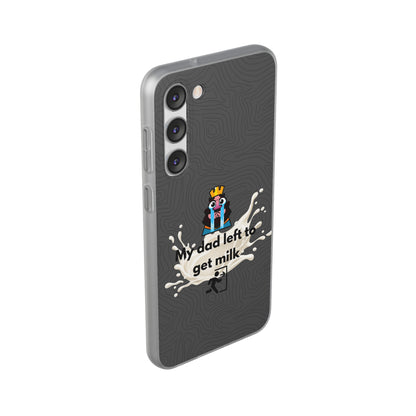 "My dad left to get milk" High Quality Phone Case