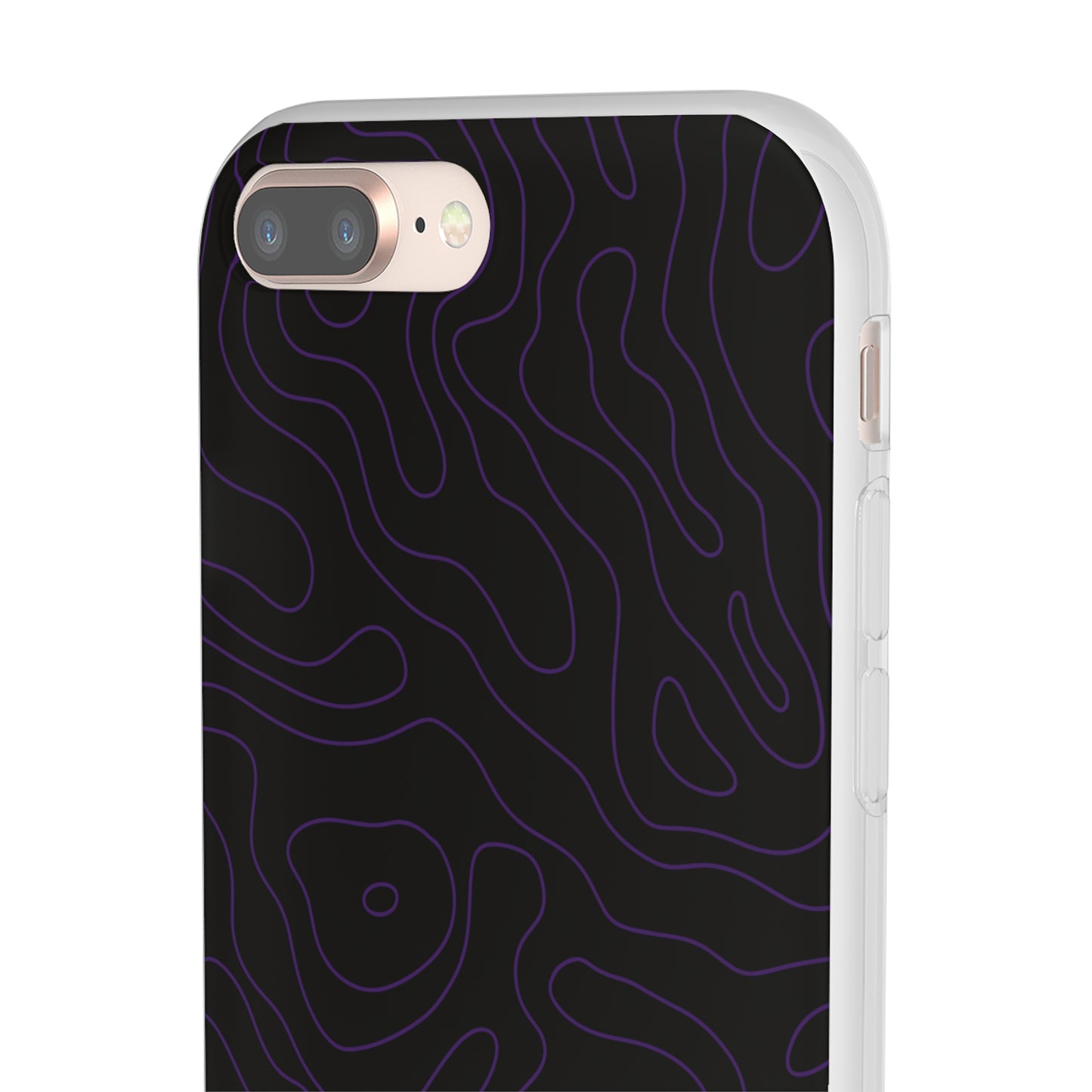 "Purple Topography" High Quality Phone Case