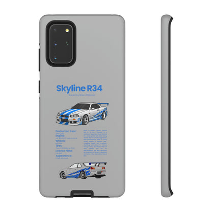 "Skyline R34" Premium Quality Phone Case