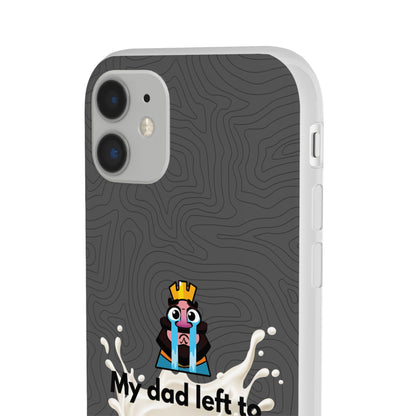 "My dad left to get milk" High Quality Phone Case