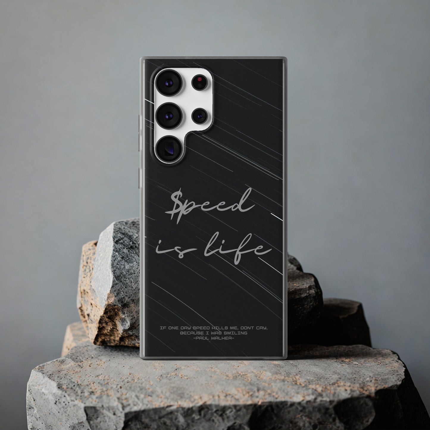 "Speed is life" High Quality Phone Case